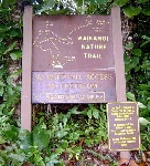 Waikamoi Trail Sign