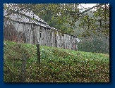 Old barn with Satellite dish